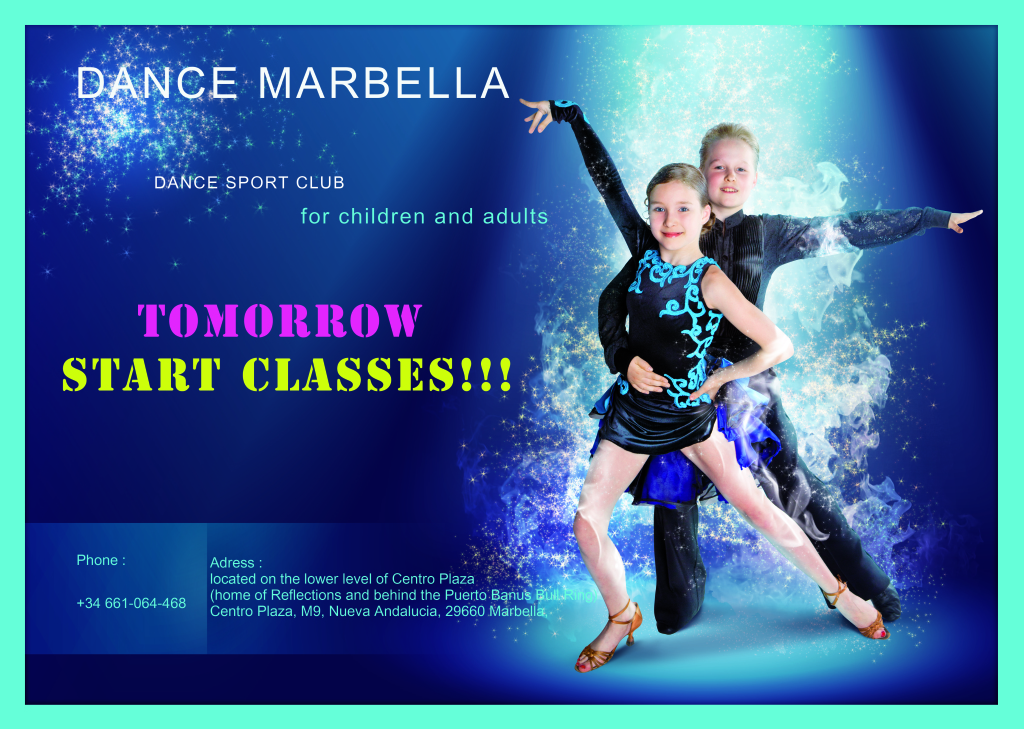 Dance Marbella, dance classes at Marbella, dance sport club "DANCE MARBELLA"
