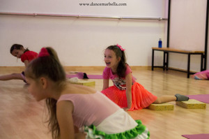 Stretching at Dance Marbella